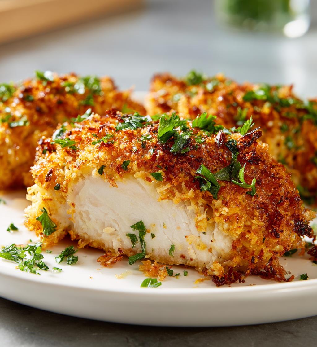 Parmesan Crusted Chicken Sheet Pan