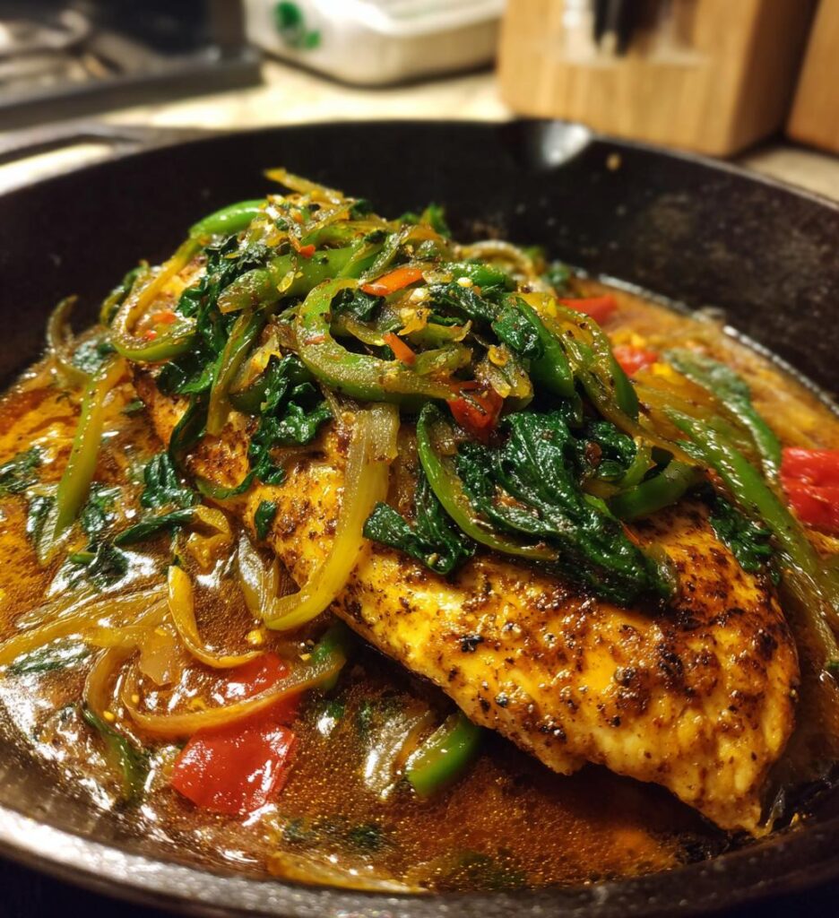 Pepperoncini Chicken Skillet