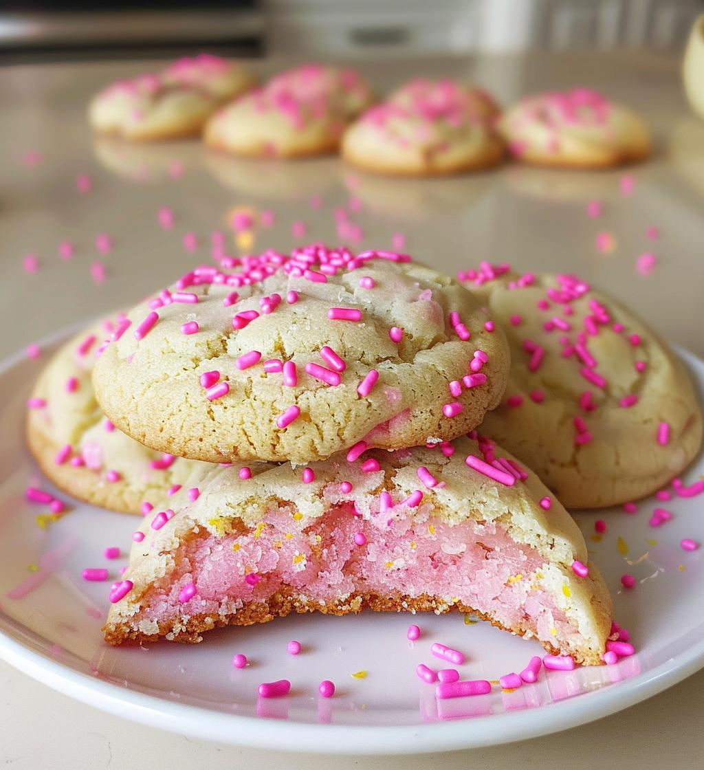 Pink Lemonade Cookies