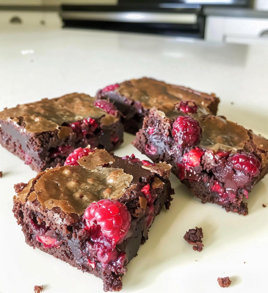 Raspberry Brownies