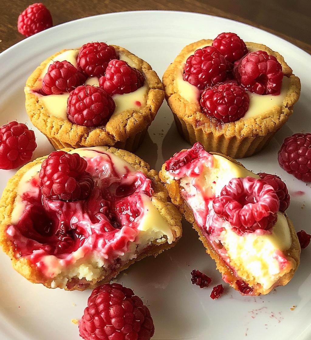 Raspberry Cheesecake Cookie Cups - detail 1