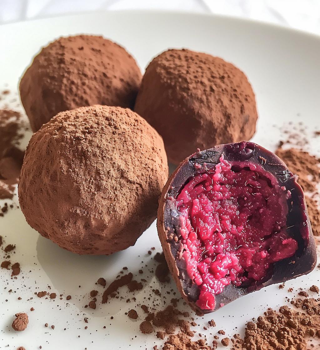 Raspberry Truffles