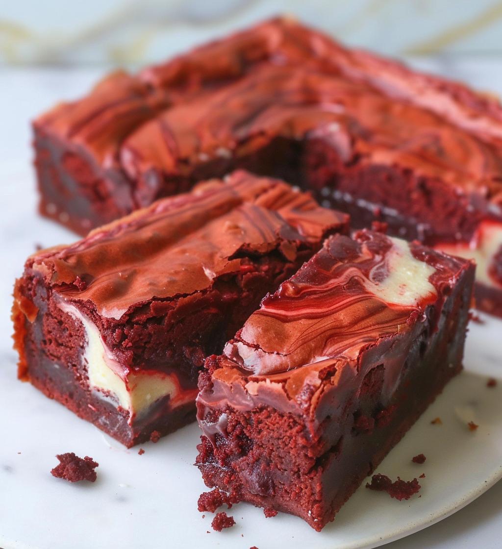 Red Velvet Brownies