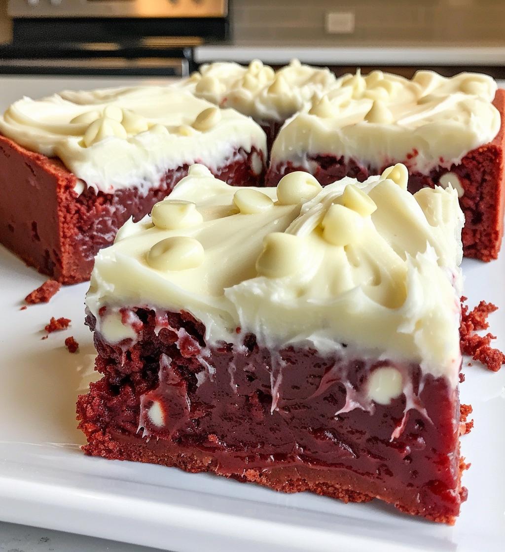 Red Velvet Cookie Bars