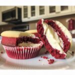 Red Velvet Cookie Cups