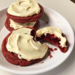 Red Velvet Cookies with Cream Cheese Frosting