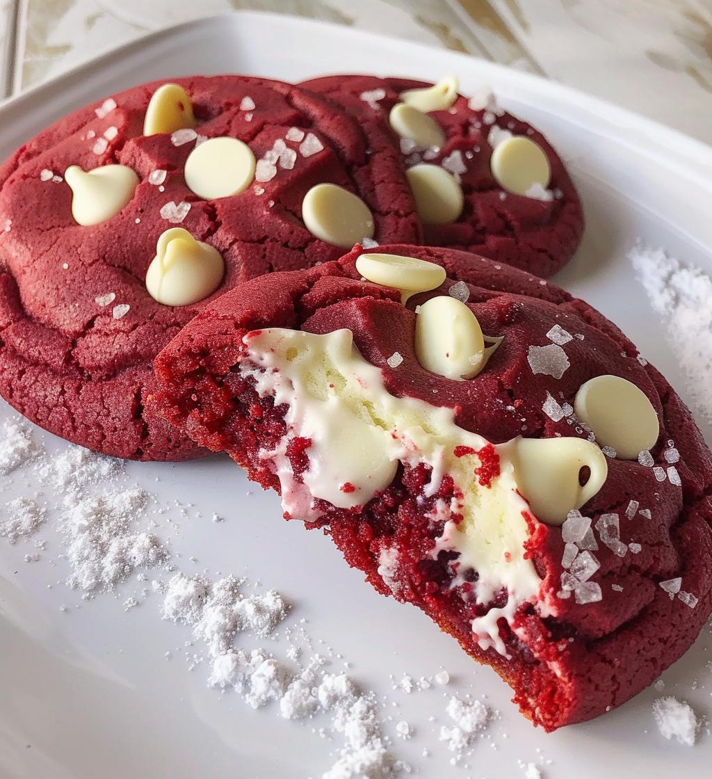 Red Velvet Valentine Cookies