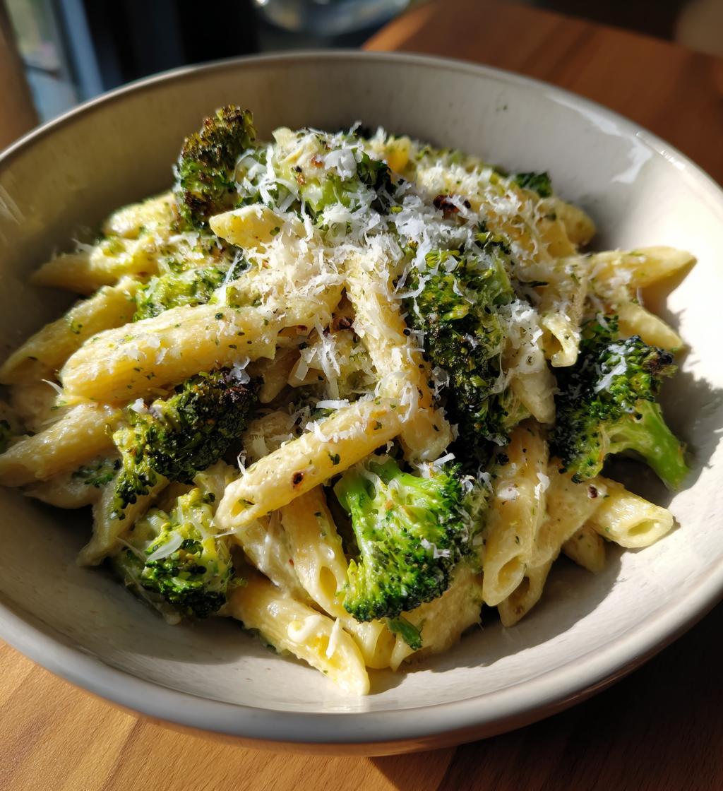 Ricotta Pasta with Roasted Broccoli