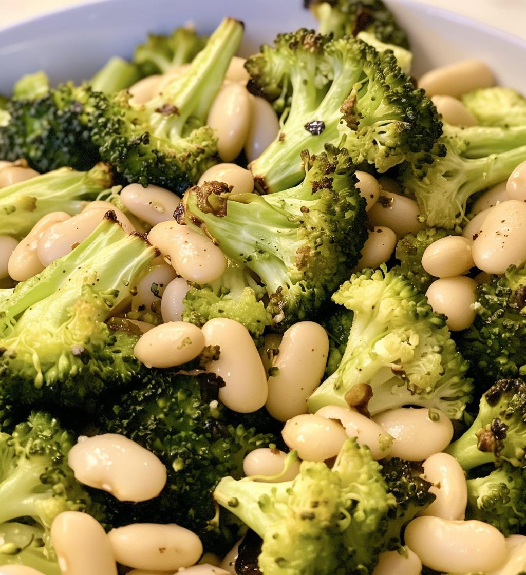 Roasted Broccoli and White Beans - detail 1