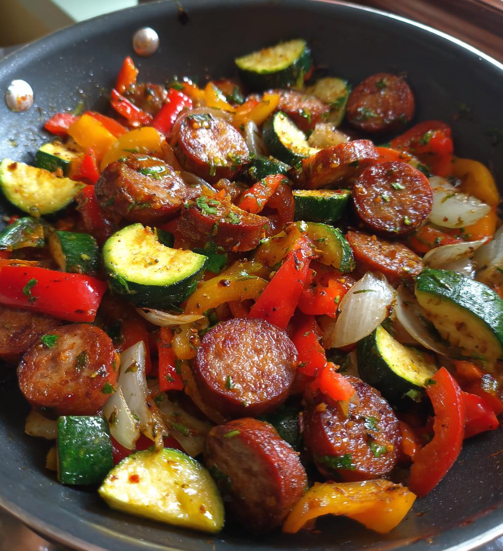 Sausage and Veggie Skillet