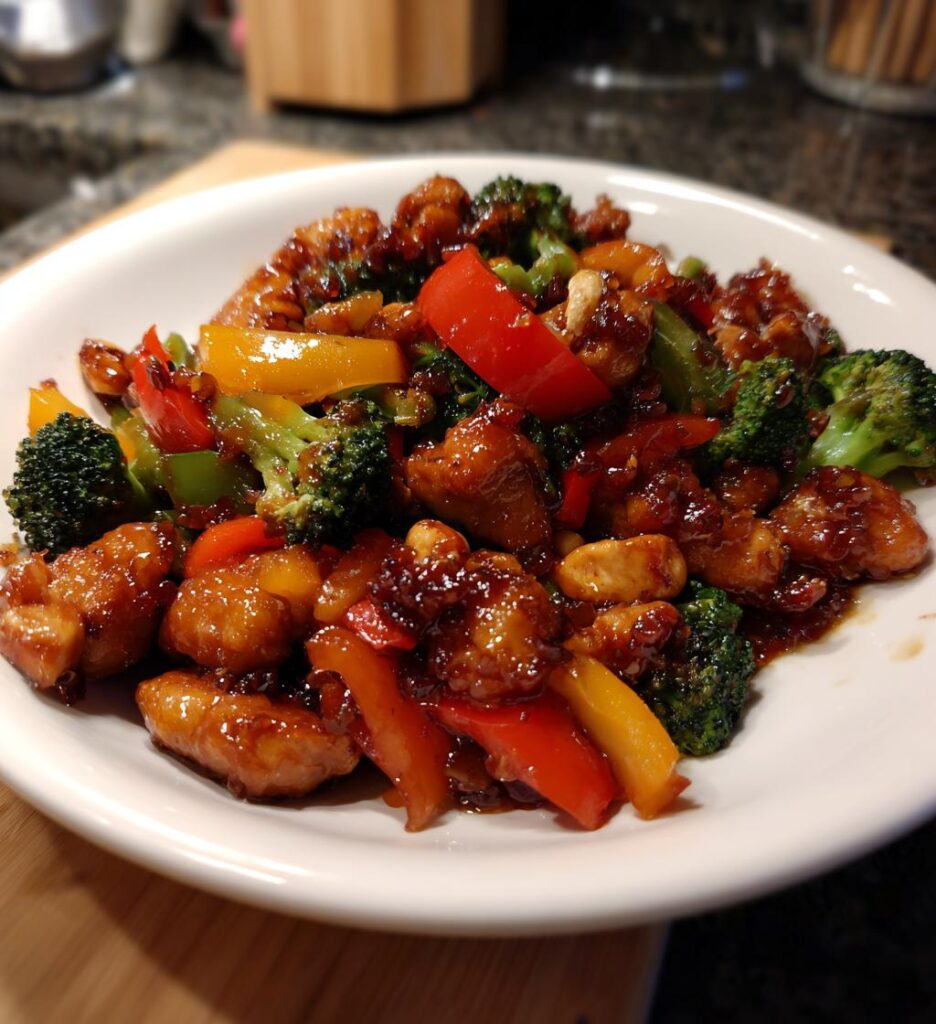 Sheet Pan Cashew Chicken