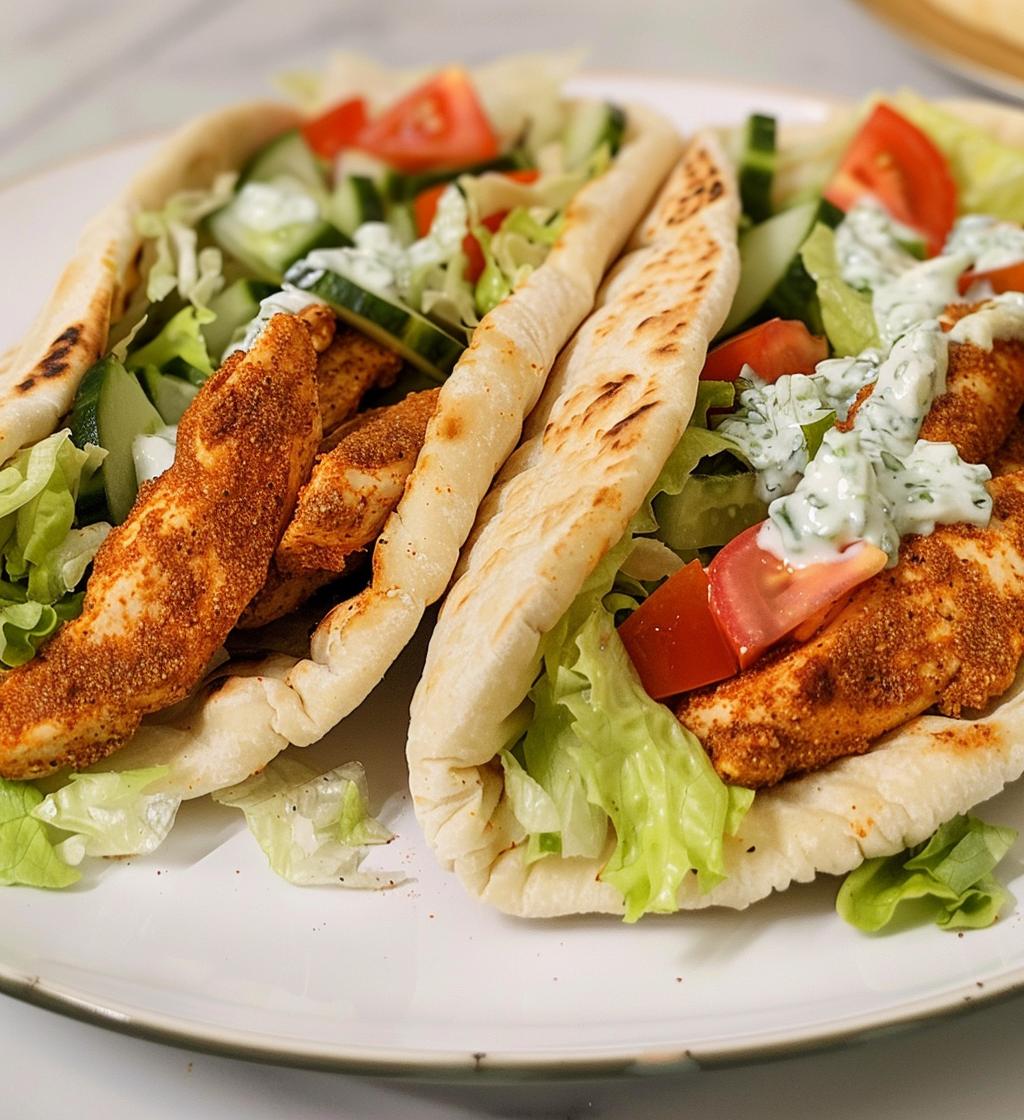 Sheet Pan Chicken Pitas