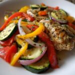 Sheet Pan Mediterranean Chicken Zucchini