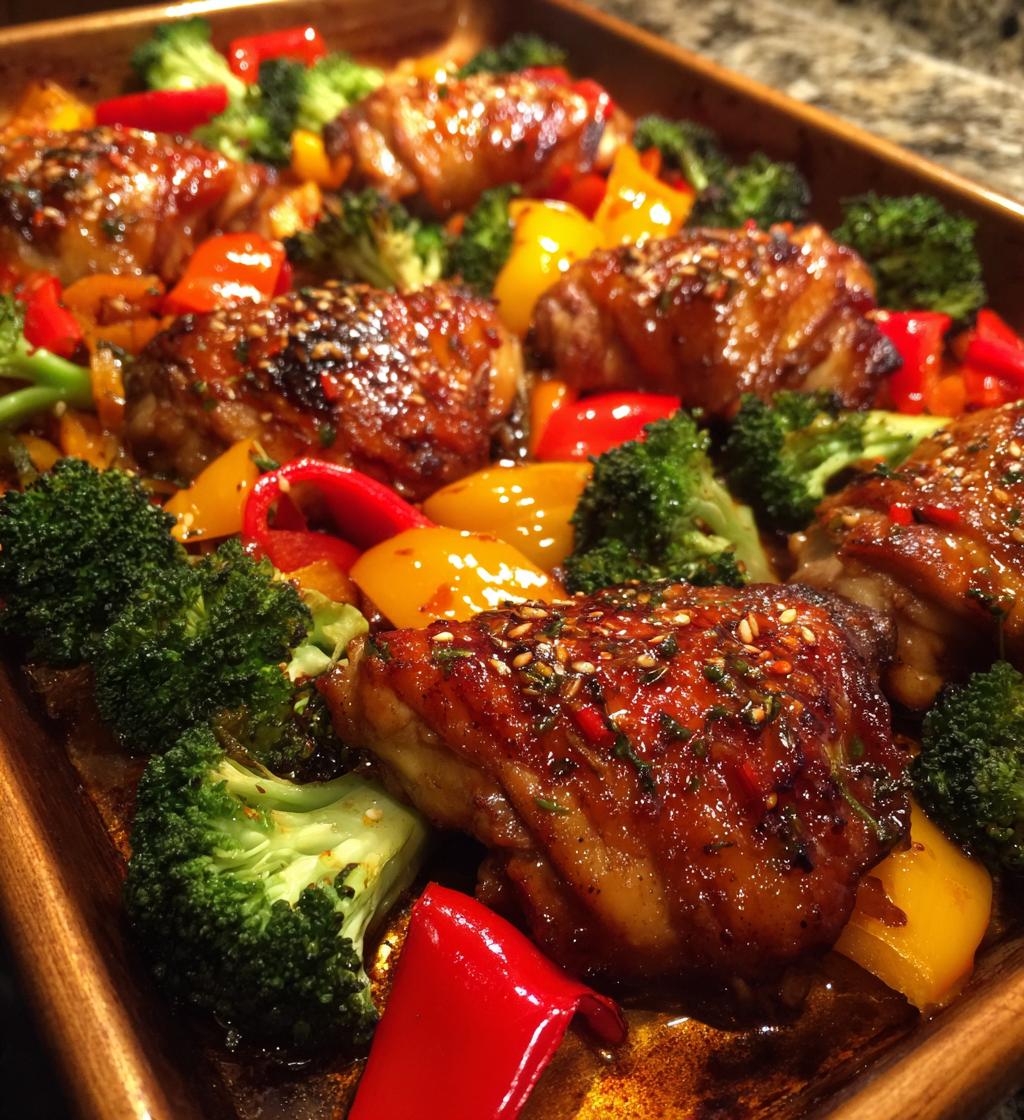 Sheet Pan Thai Chicken