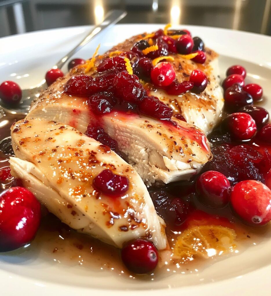 Skillet Cranberry Orange Chicken