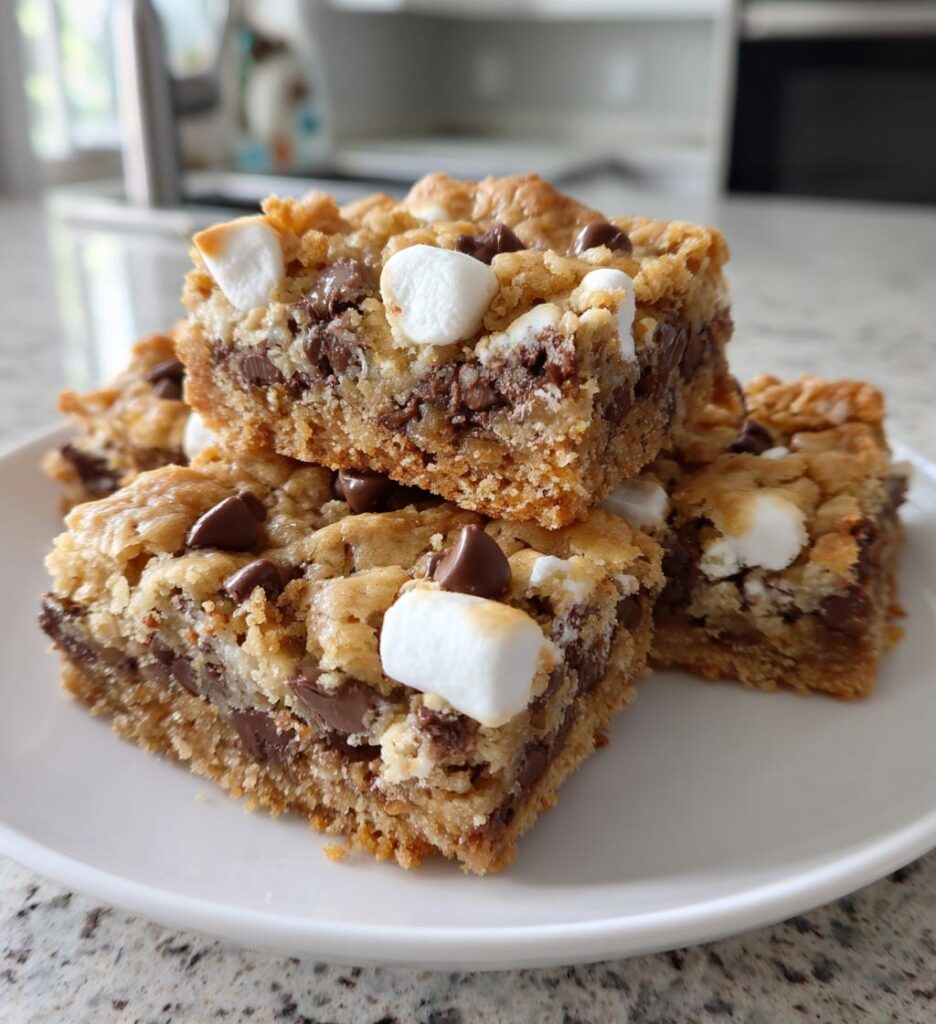 S’mores Cookie Bars