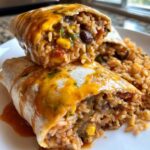 Smothered Green Chili Burritos