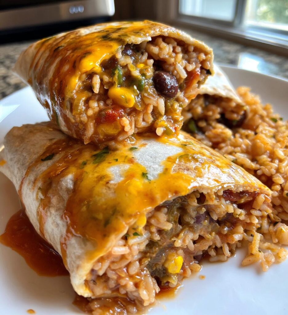 Smothered Green Chili Burritos