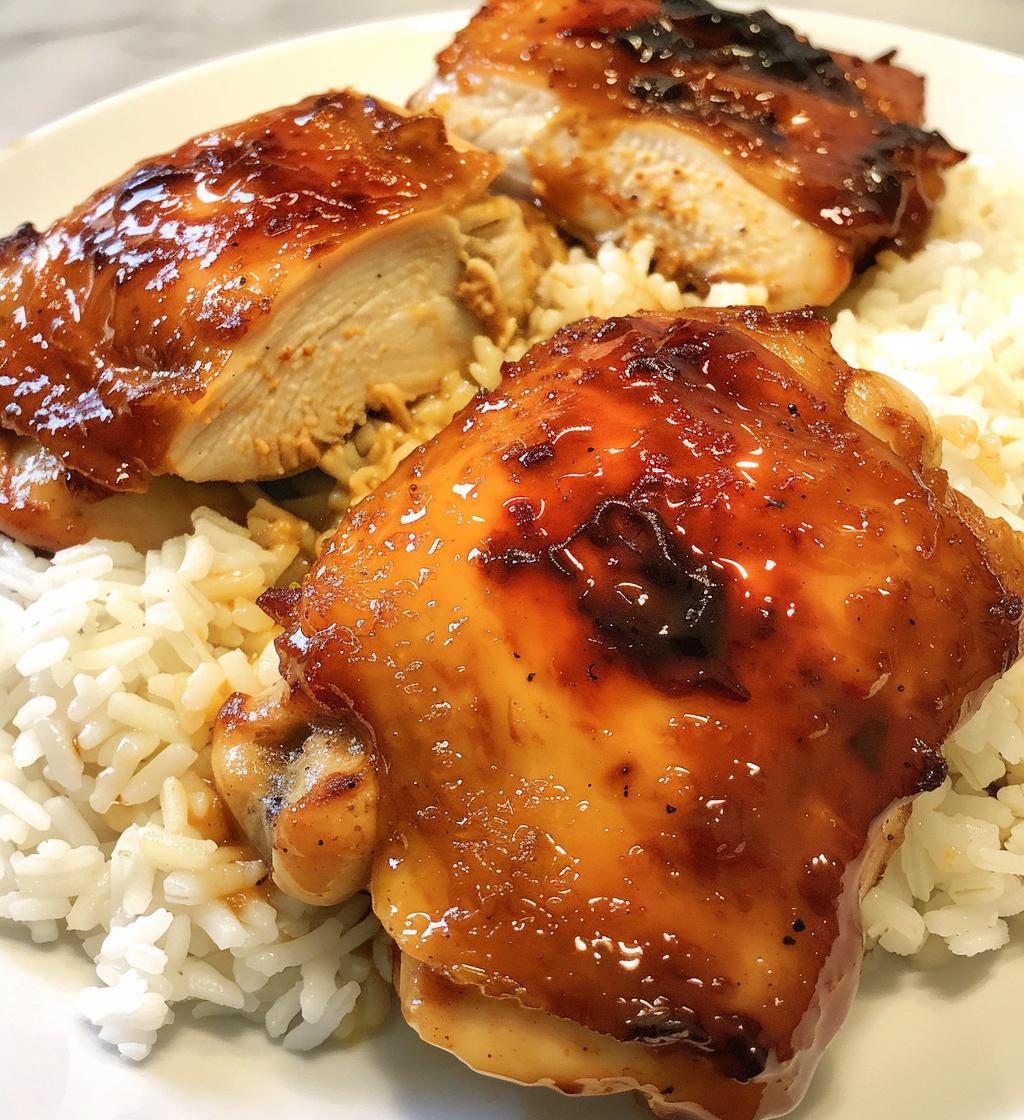 Spicy Maple Chicken with Coconut Rice - detail 1