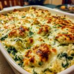 Spinach Artichoke Chicken Casserole