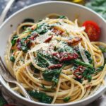 Spinach Sun-Dried Tomato Pasta