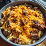Steak Queso Rice