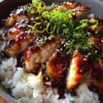 Sticky Chicken Rice Bowls