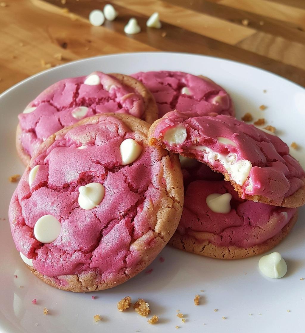 Strawberry Cake Mix Cookies - detail 1