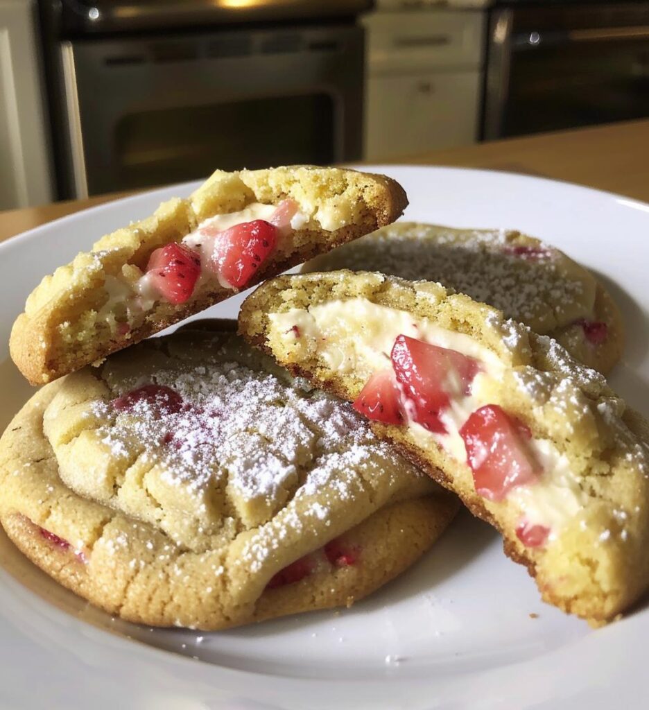 Strawberry Cheesecake Cookies