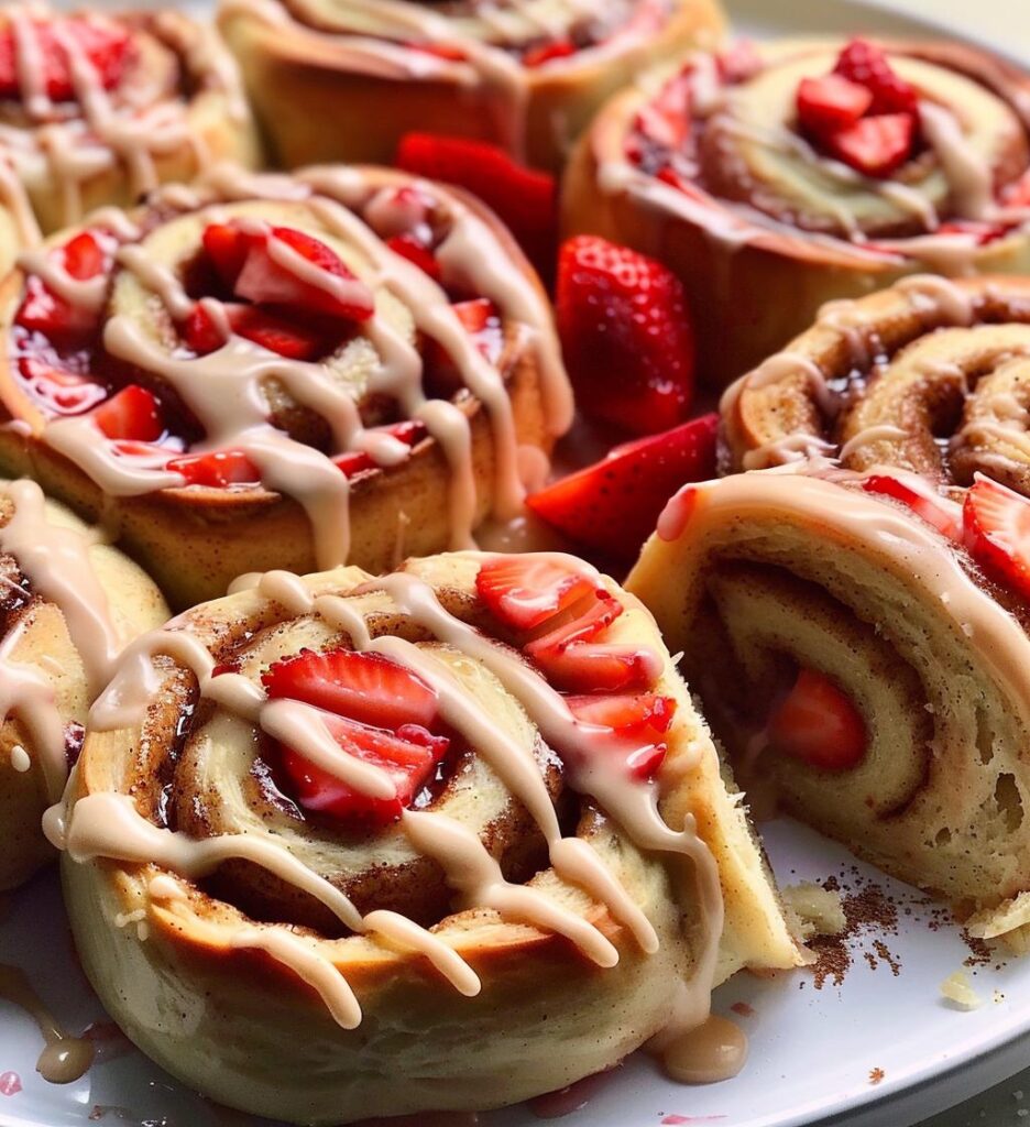 Strawberry Cinnamon Rolls