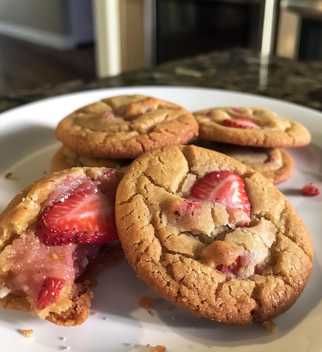 Strawberry Cookies