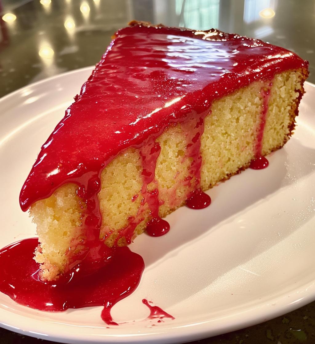 Strawberry Glaze - detail 1