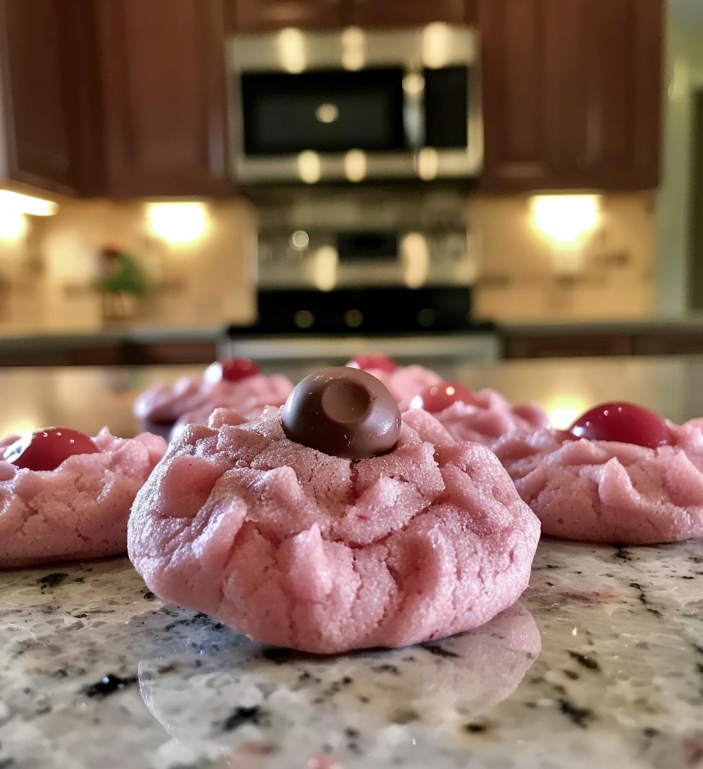 Strawberry Kiss Cookies