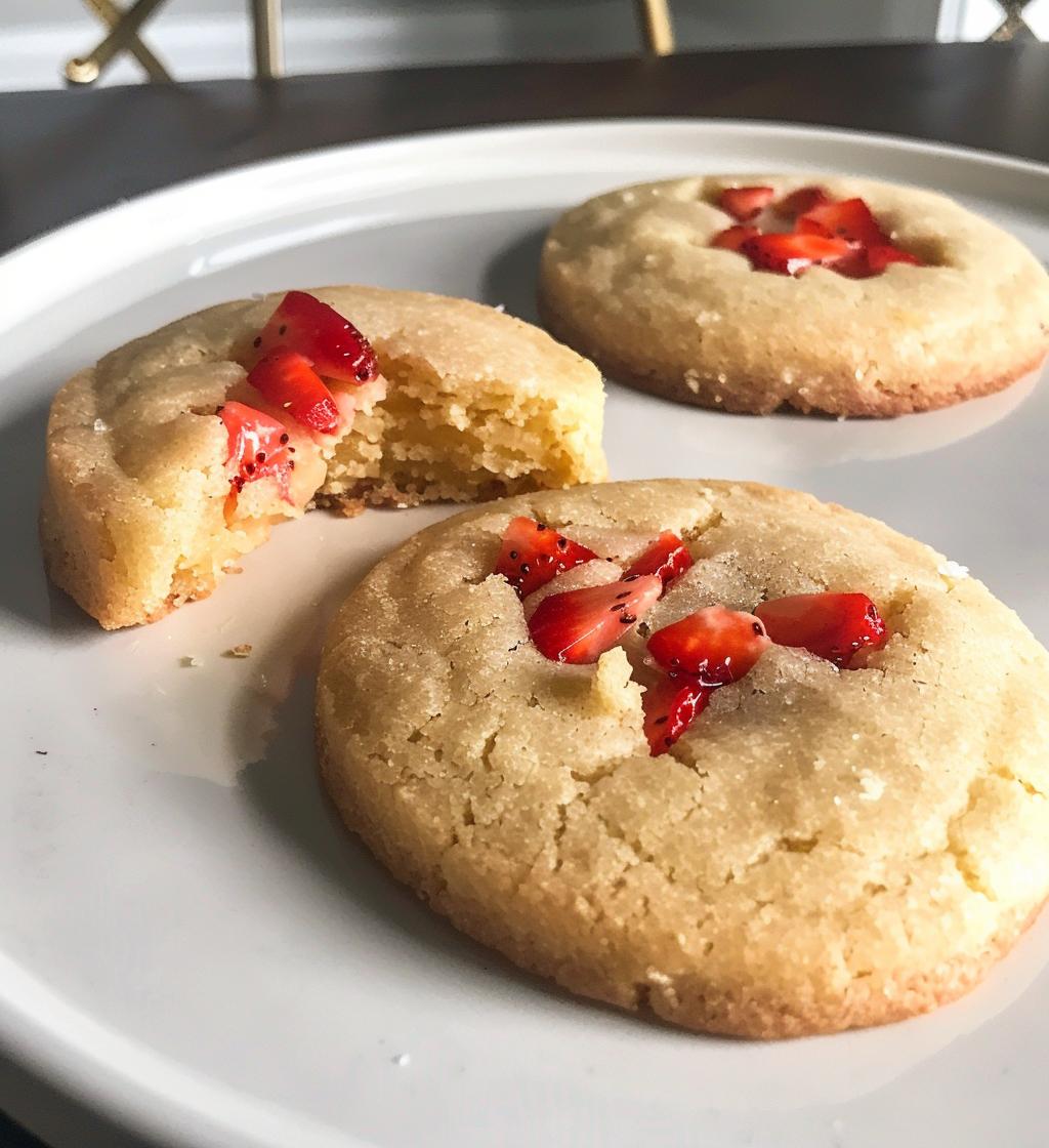 Strawberry Shortbread Cookies - detail 1