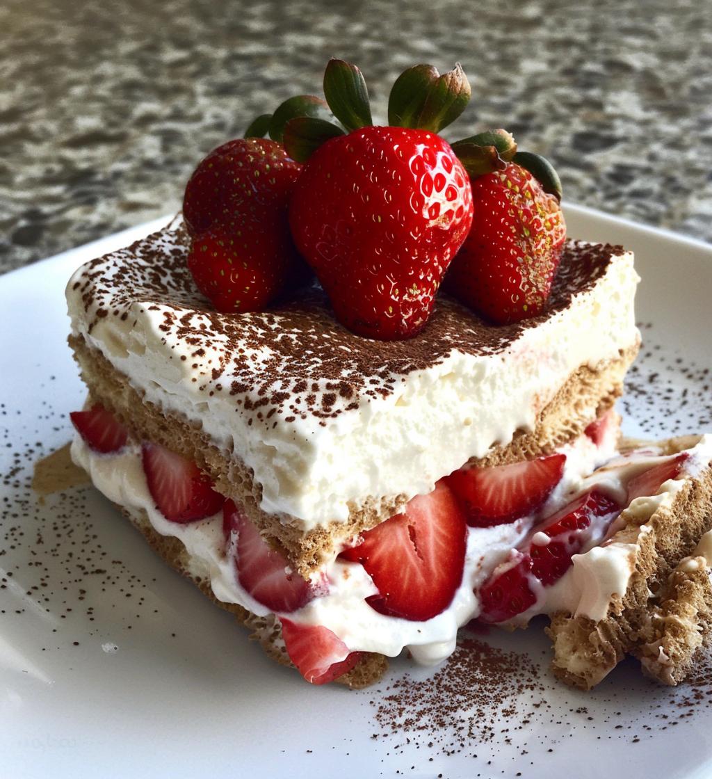 Strawberry Tiramisu