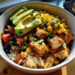 Street Corn Chicken Rice Bowl