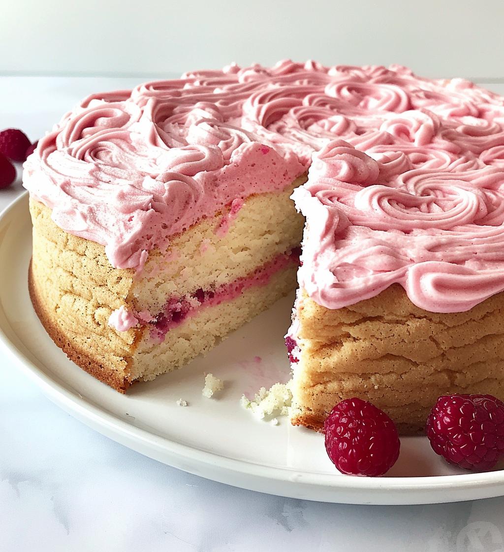 Sugar Cookie Cake with Raspberry Buttercream - detail 1