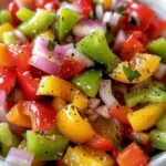 Tricolor Bell Pepper Salad