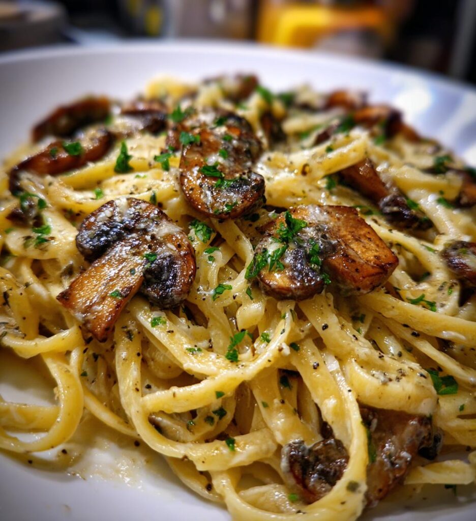Tuscan Mushroom Pasta
