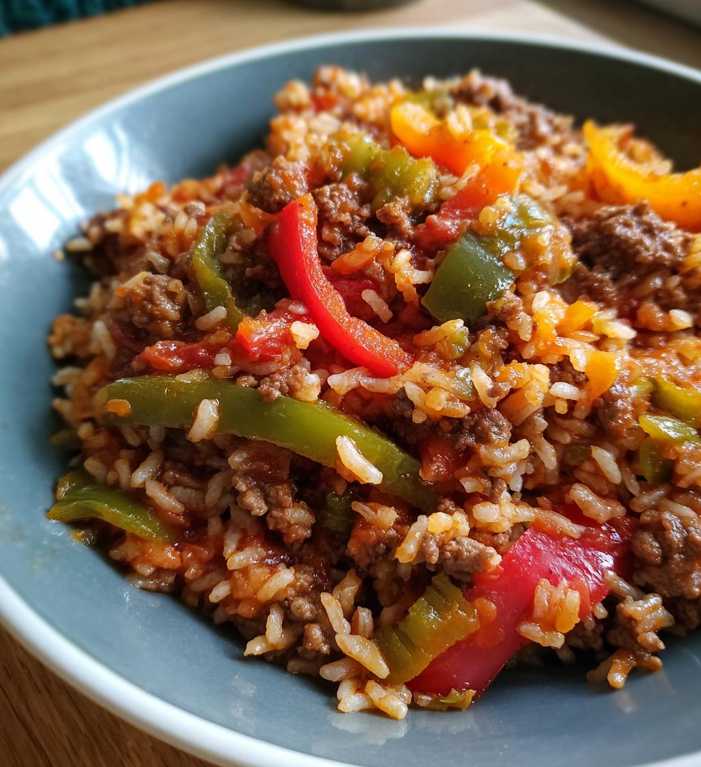 Unstuffed Pepper Skillet