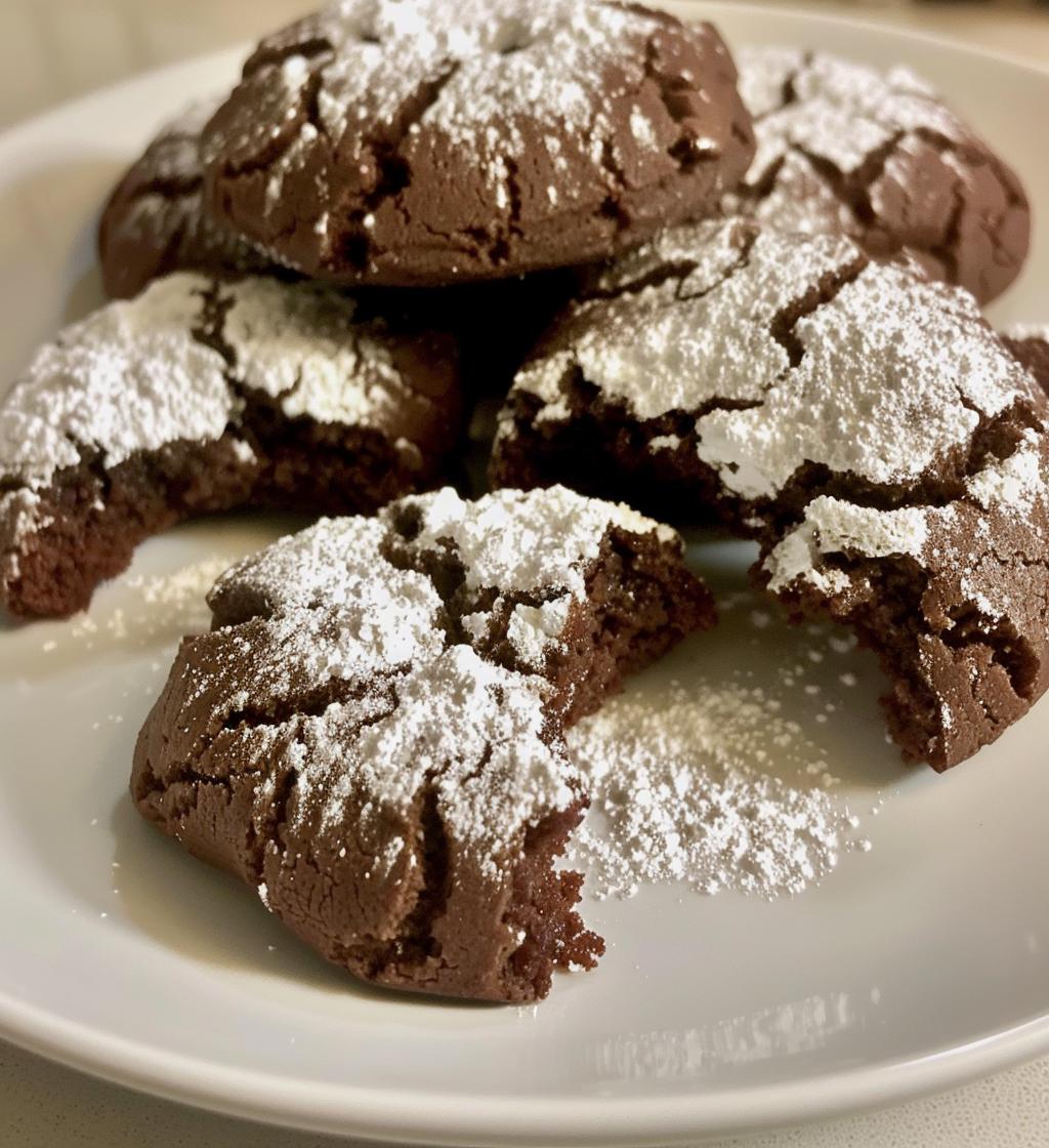 Valentine Crinkle Cookies