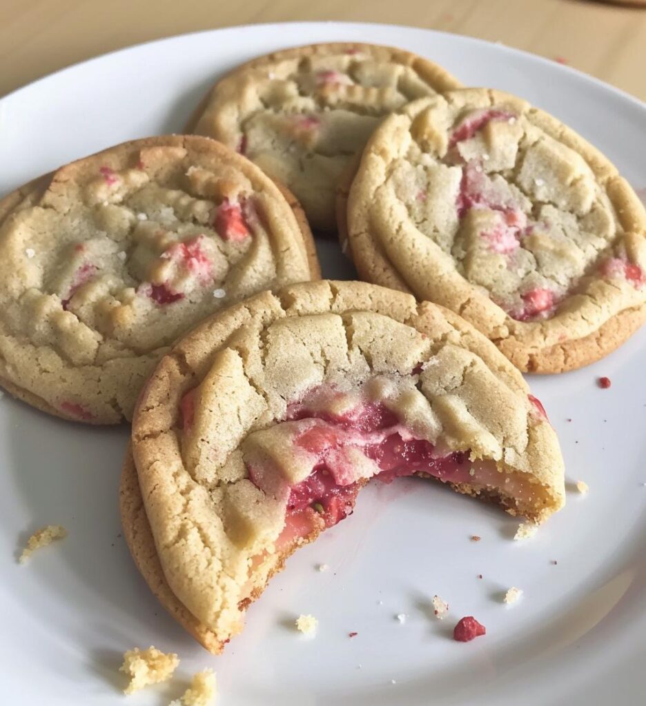 Valentine Strawberry Cookies
