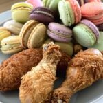 Valentine’s Day Fried Chicken & Macaron Bouquets