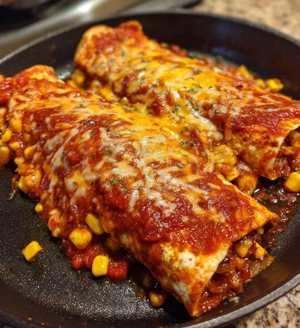 Vegetarian Black Bean Enchiladas