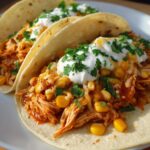 White Chicken Chili Tacos