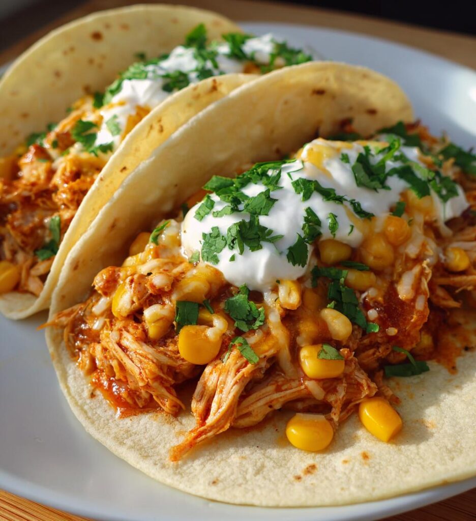 White Chicken Chili Tacos