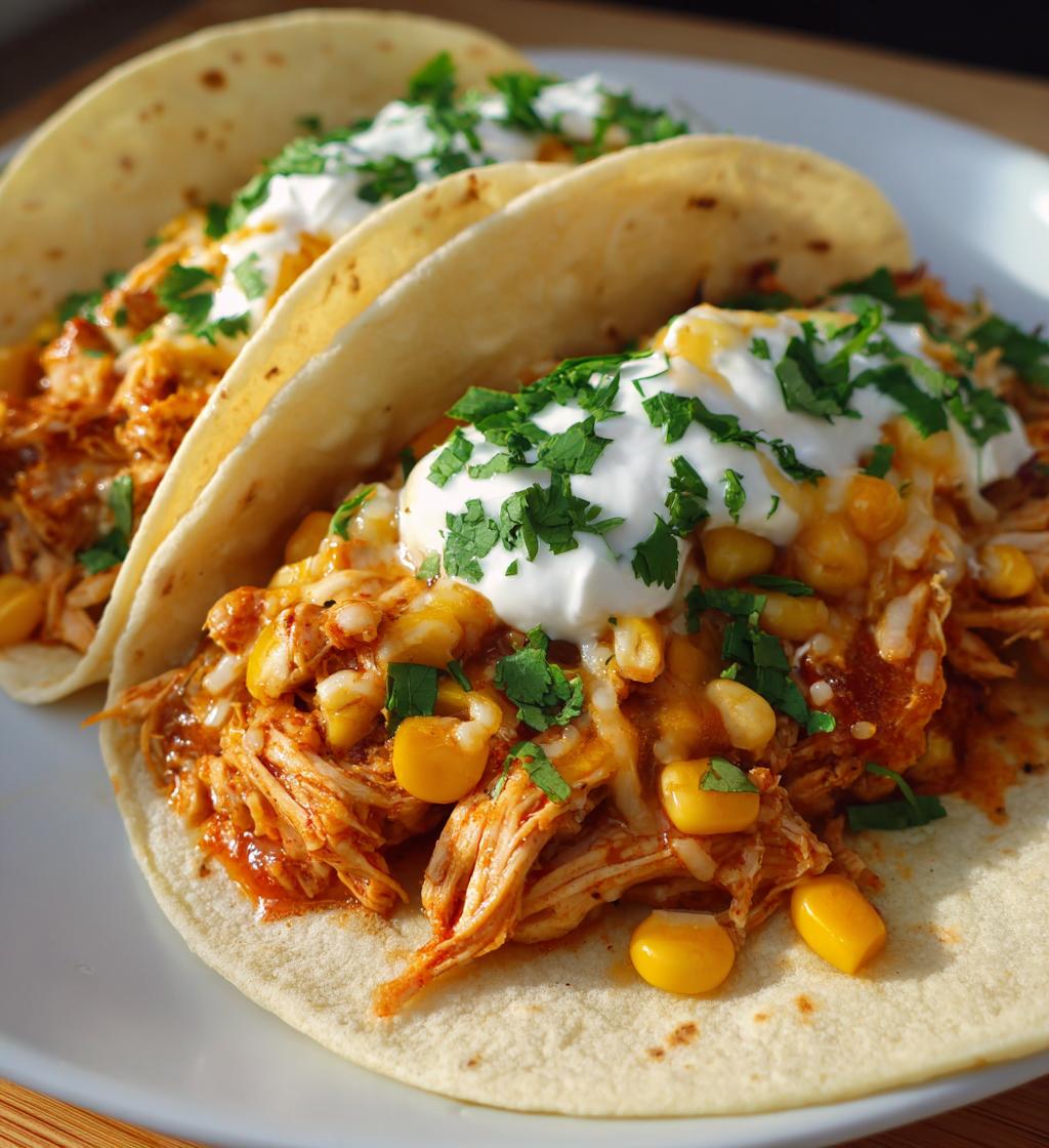 White Chicken Chili Tacos