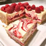White Chocolate Raspberry Cheesecake Bars