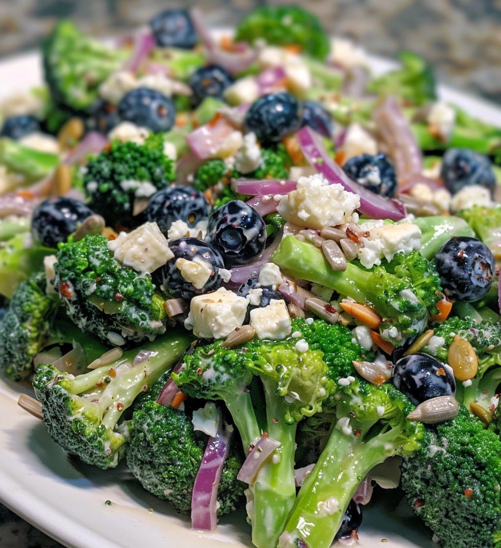 Blueberry Broccoli Salad