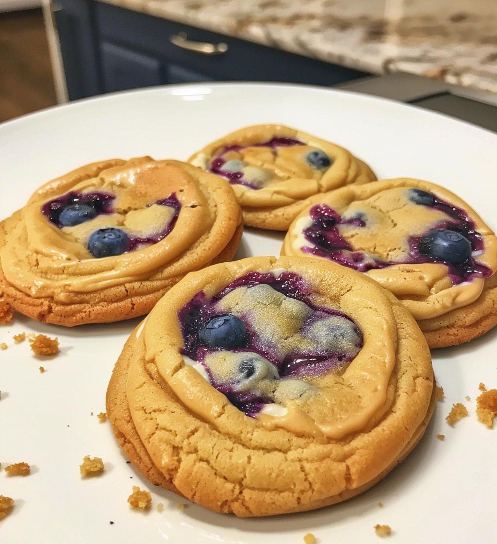 Blueberry Cheesecake Cookies
